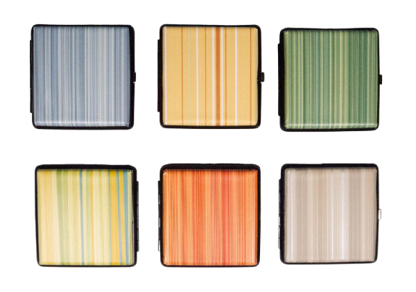 Zigarettenetui 85mm  "Textilfinish Lederoptik"